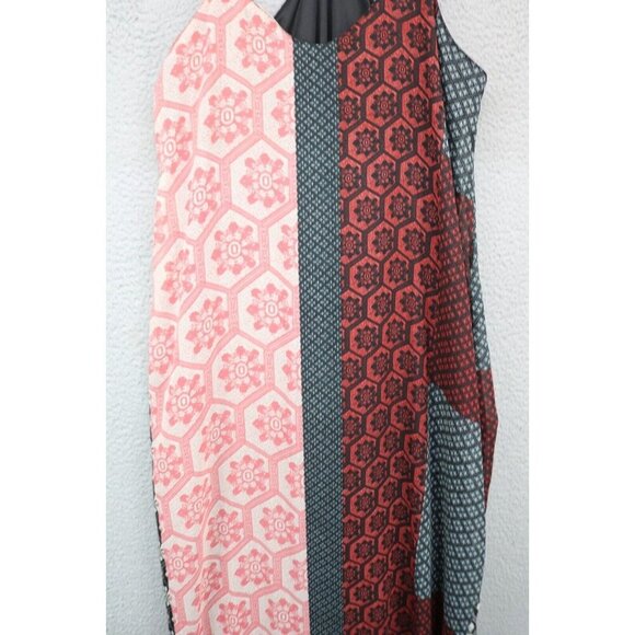 RD Style Maxi Chiffon Mixed Prints Braided Straps Dress-Size Medium-Whimsigoth - Picture 4 of 12